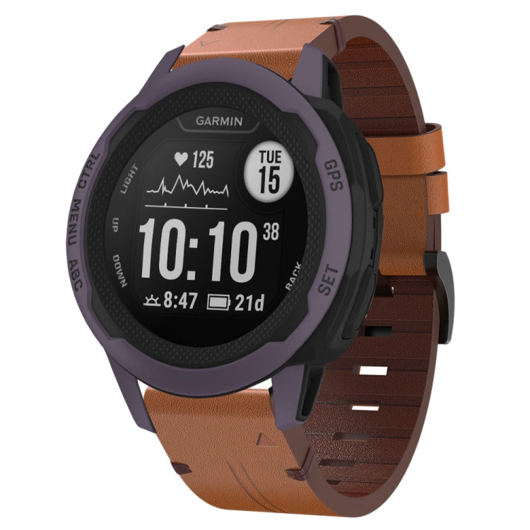 Cinturino in pelle 20 mm per Garmin Fenix 7S e 6S