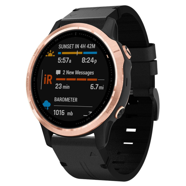 Cinturino in pelle 20 mm per Garmin Fenix 7S e 6S