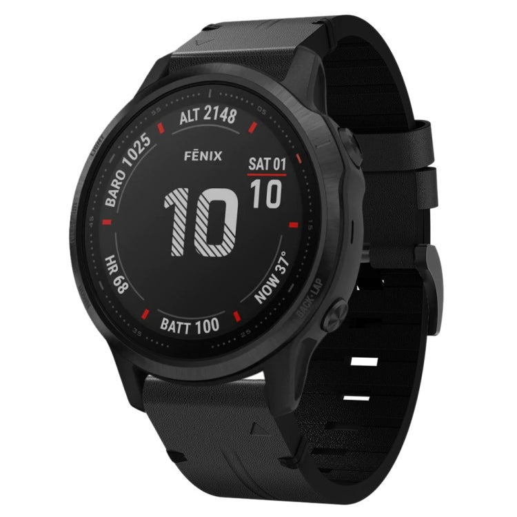 Cinturino in pelle 20 mm per Garmin Fenix 7S e 6S