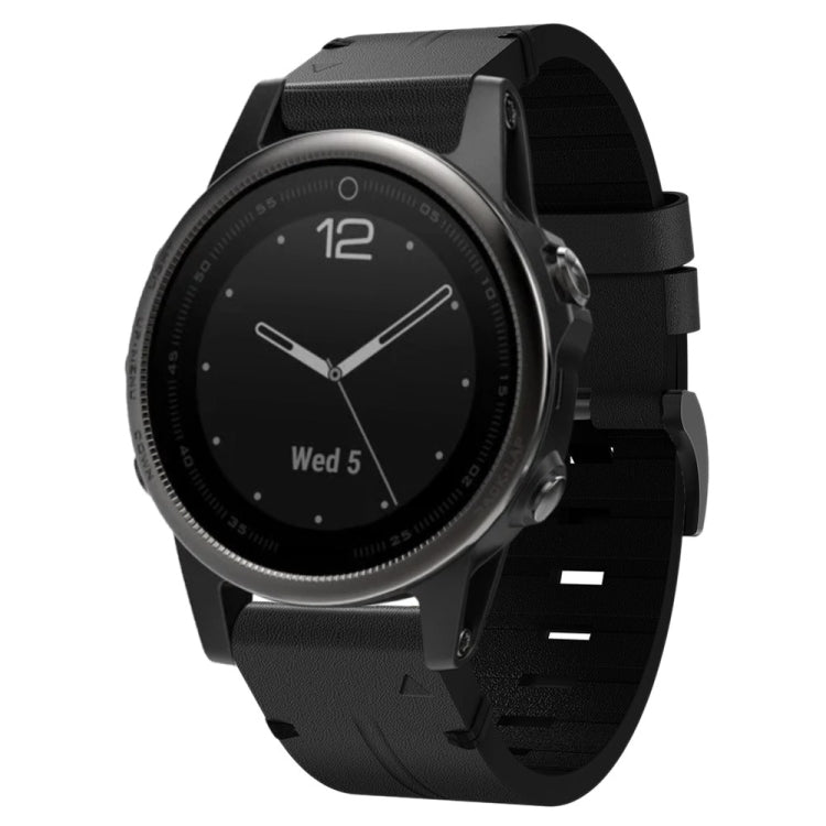 Cinturino in pelle 20 mm per Garmin Fenix 7S e 6S