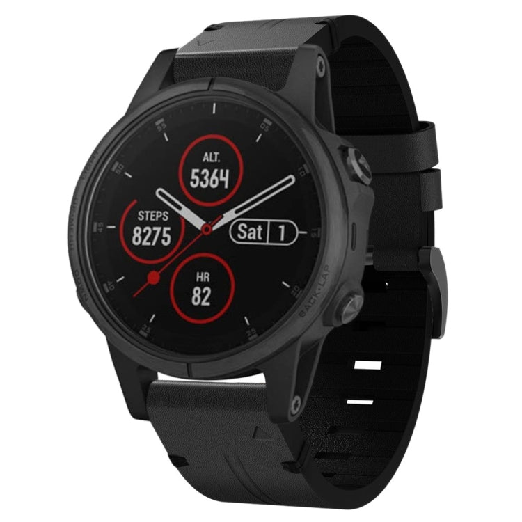 Cinturino in pelle 20 mm per Garmin Fenix 7S e 6S