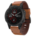 Cinturino in pelle 20 mm per Garmin Fenix 7S e 6S