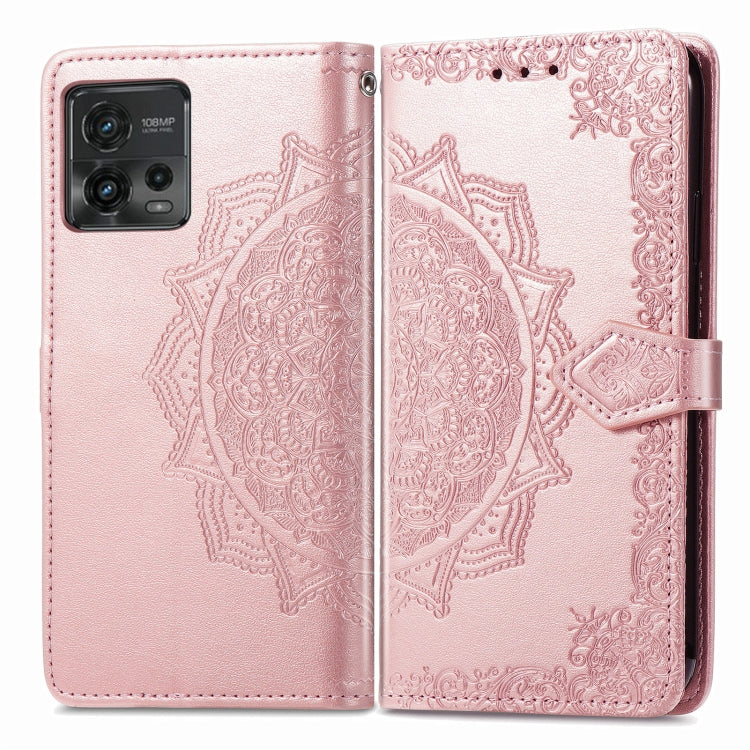 Custodia per telefono in pelle goffrata fiore mandala, For Motorola Moto G72, For vivo V25, For Samsung Galaxy S23 5G, For Samsung Galaxy S23 Plus 5G