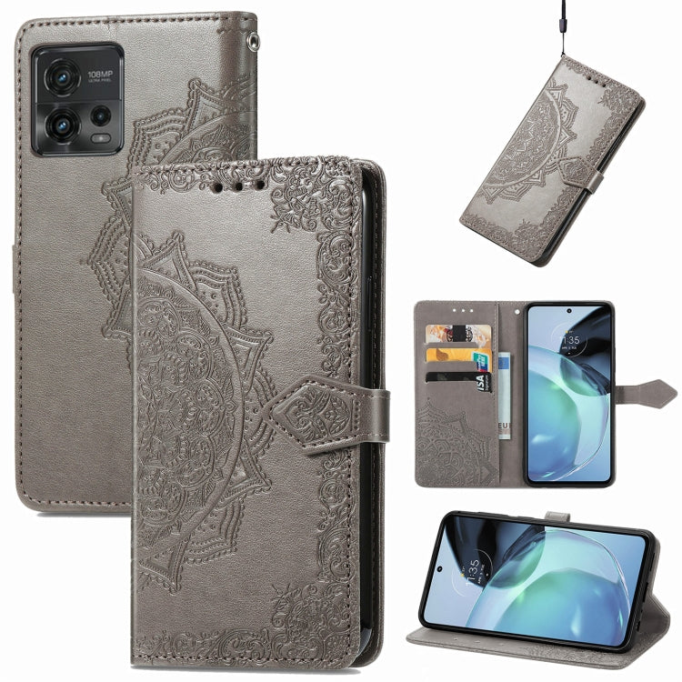 Custodia per telefono in pelle goffrata fiore mandala, For Motorola Moto G72, For vivo V25, For Samsung Galaxy S23 5G, For Samsung Galaxy S23 Plus 5G