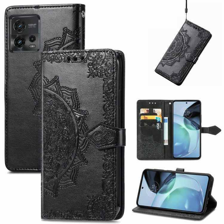 Custodia per telefono in pelle goffrata fiore mandala, For Motorola Moto G72, For vivo V25, For Samsung Galaxy S23 5G, For Samsung Galaxy S23 Plus 5G