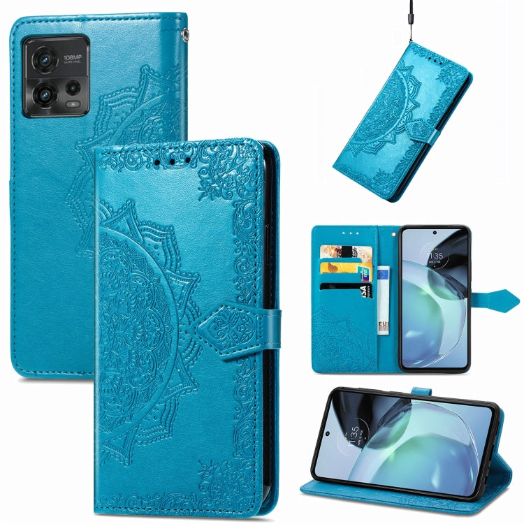 Custodia per telefono in pelle goffrata fiore mandala, For Motorola Moto G72, For vivo V25, For Samsung Galaxy S23 5G, For Samsung Galaxy S23 Plus 5G