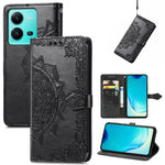 Custodia per telefono in pelle goffrata fiore mandala, For Motorola Moto G72, For vivo V25, For Samsung Galaxy S23 5G, For Samsung Galaxy S23 Plus 5G