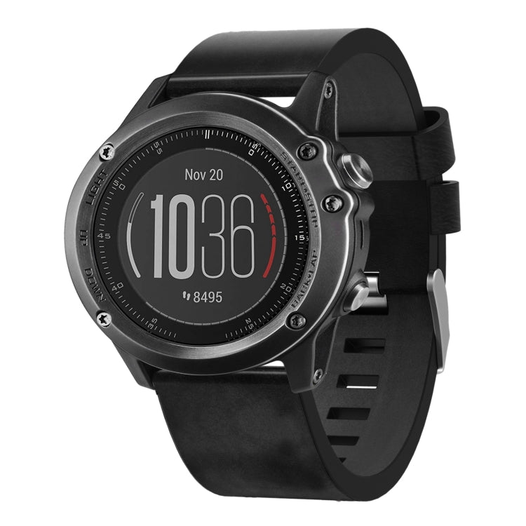 Cinturino in pelle 26 mm per Garmin Descent MK2i