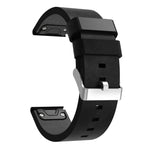 Cinturino per orologio in pelle con fibbia in acciaio da 26 mm, For Garmin Fenix 3 HR, For Garmin Fenix 3 Sapphire, For Garmin Descent MK 2, For Garmin Descent MK 2i