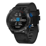 Cinturino per orologio in pelle con fibbia in acciaio da 26 mm, For Garmin Fenix 3 HR, For Garmin Fenix 3 Sapphire, For Garmin Descent MK 2, For Garmin Descent MK 2i
