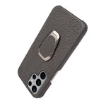Per Samsung Galaxy S22 Ultra 5G Ring Holder Litchi Texture Custodia per telefono in vera pelle, For Samsung Galaxy S22 Ultra 5G