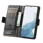 Custodia per telefono in pelle con doppia fibbia magnetica con giunzione Neo, For Samsung Galaxy S23 5G, For Samsung Galaxy S23+ 5G, For Samsung Galaxy S23 Ultra 5G, For vivo V25