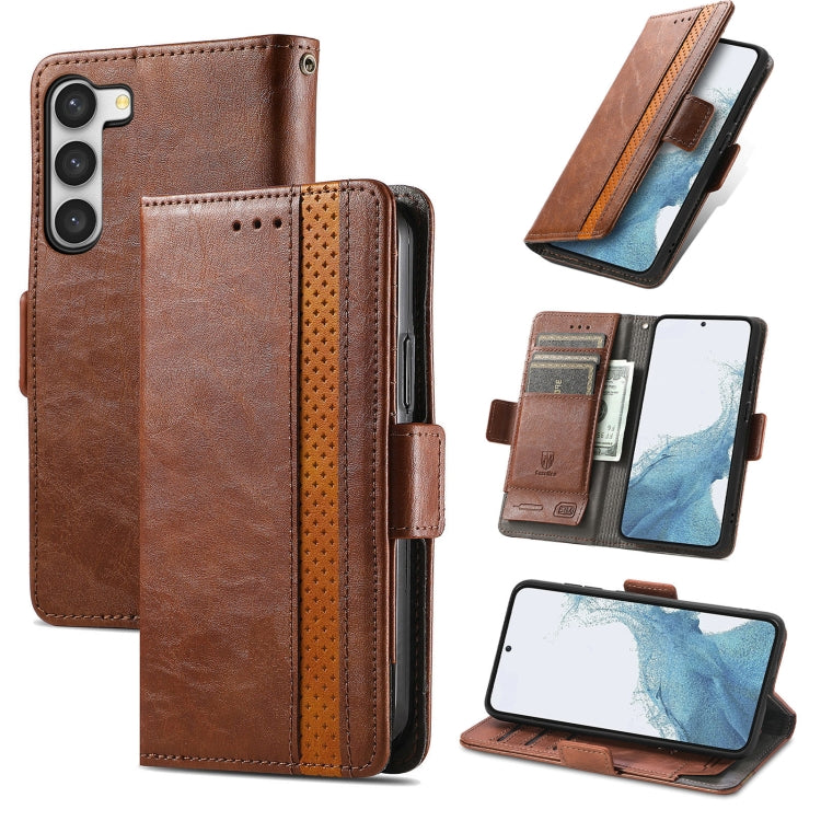 Custodia per telefono in pelle con doppia fibbia magnetica con giunzione Neo, For Samsung Galaxy S23 5G, For Samsung Galaxy S23+ 5G, For Samsung Galaxy S23 Ultra 5G, For vivo V25
