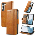 Custodia per telefono in pelle con doppia fibbia magnetica con giunzione Neo, For Samsung Galaxy S23 5G, For Samsung Galaxy S23+ 5G, For Samsung Galaxy S23 Ultra 5G, For vivo V25