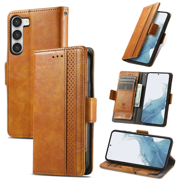 Custodia per telefono in pelle con doppia fibbia magnetica con giunzione Neo, For Samsung Galaxy S23 5G, For Samsung Galaxy S23+ 5G, For Samsung Galaxy S23 Ultra 5G, For vivo V25