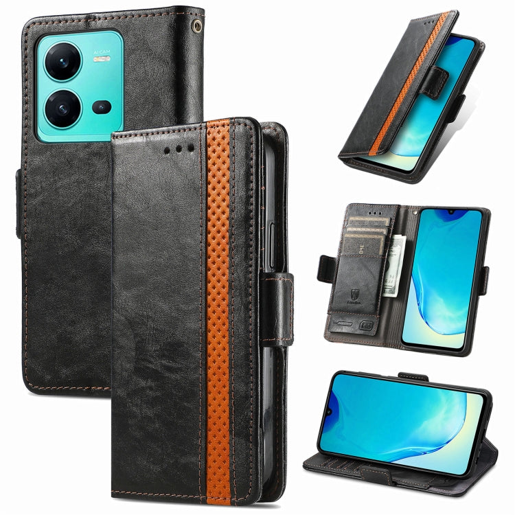 Custodia per telefono in pelle con doppia fibbia magnetica con giunzione Neo, For Samsung Galaxy S23 5G, For Samsung Galaxy S23+ 5G, For Samsung Galaxy S23 Ultra 5G, For vivo V25