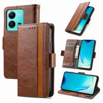 Custodia per telefono in pelle con doppia fibbia magnetica con giunzione Neo, For Samsung Galaxy S23 5G, For Samsung Galaxy S23+ 5G, For Samsung Galaxy S23 Ultra 5G, For vivo V25