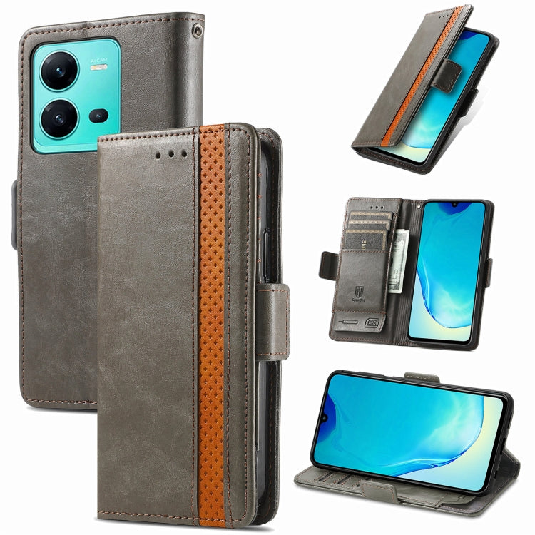Custodia per telefono in pelle con doppia fibbia magnetica con giunzione Neo, For Samsung Galaxy S23 5G, For Samsung Galaxy S23+ 5G, For Samsung Galaxy S23 Ultra 5G, For vivo V25