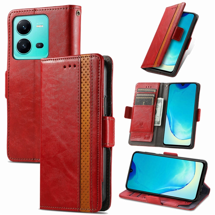 Custodia per telefono in pelle con doppia fibbia magnetica con giunzione Neo, For Samsung Galaxy S23 5G, For Samsung Galaxy S23+ 5G, For Samsung Galaxy S23 Ultra 5G, For vivo V25