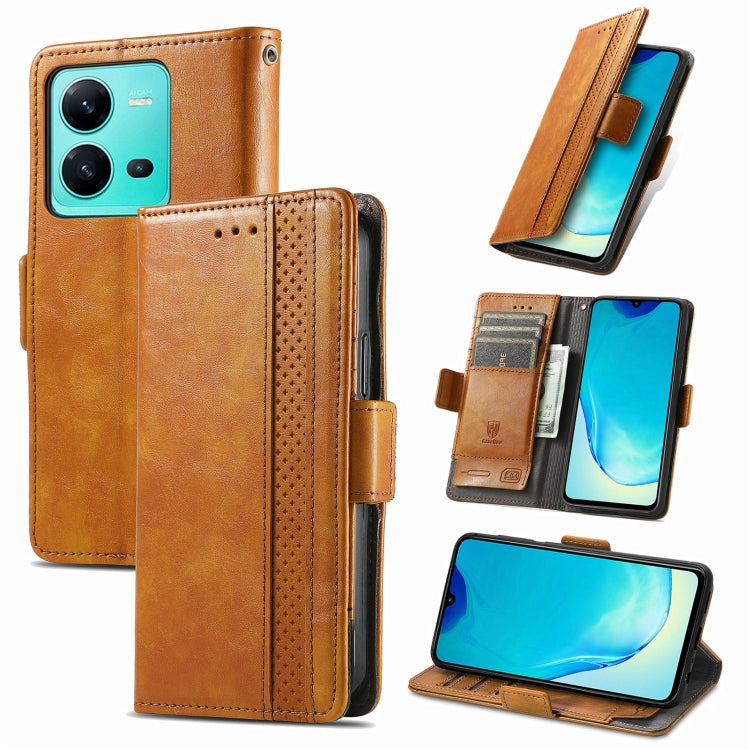 Custodia per telefono in pelle con doppia fibbia magnetica con giunzione Neo, For Samsung Galaxy S23 5G, For Samsung Galaxy S23+ 5G, For Samsung Galaxy S23 Ultra 5G, For vivo V25