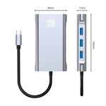 Adattatore docking station USB C 7 in 1 con HDMI 4K