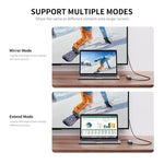 Adattatore docking station USB-C 6 in 1 con HDMI 4K