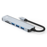 Adattatore docking station USB-C 6 in 1 con HDMI 4K