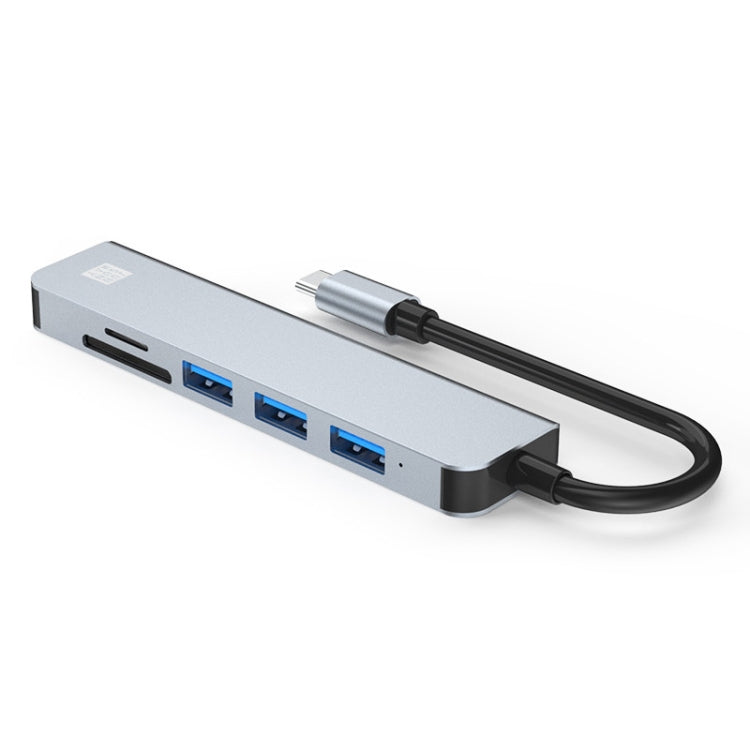Adattatore docking station USB-C 6 in 1 con HDMI 4K