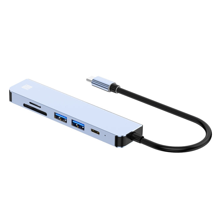 Adattatore docking station USB-C 6 in 1 con HDMI 4K