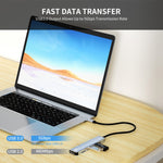 Adattatore docking station USB-C 6 in 1 con HDMI 4K