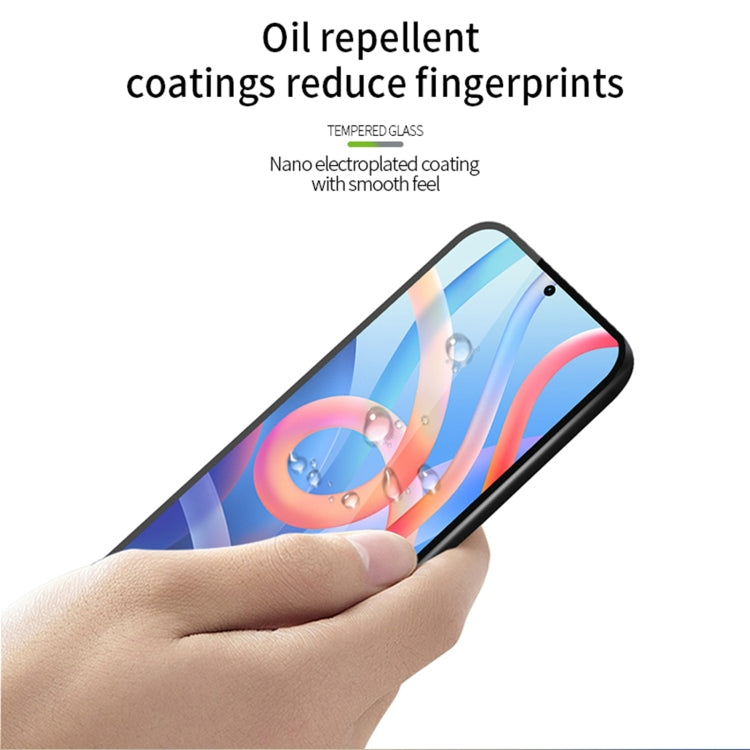Pellicola in vetro temperato a schermo intero PINWUYO 9H 2.5D, For Xiaomi Redmi Note12, For Xiaomi Redmi Note 12 Pro / Note 12 Pro+
