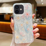 Custodia per cellulare in TPU epossidico floreale piccola e fresca, For iPhone 12, For iPhone 12 Pro Max, For iPhone 12 Pro, For iPhone 11 Pro Max