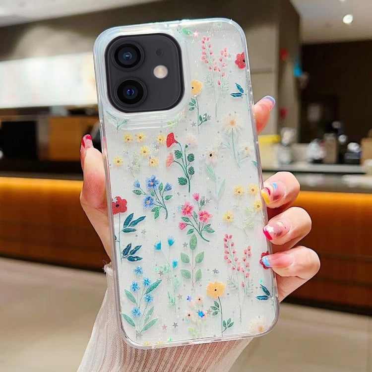 Custodia per cellulare in TPU epossidico floreale piccola e fresca, For iPhone 12, For iPhone 12 Pro Max, For iPhone 12 Pro, For iPhone 11 Pro Max