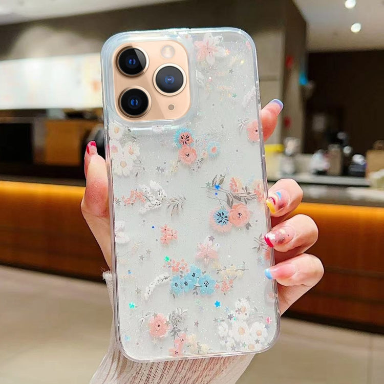 Custodia per cellulare in TPU epossidico floreale piccola e fresca, For iPhone 12, For iPhone 12 Pro Max, For iPhone 12 Pro, For iPhone 11 Pro Max