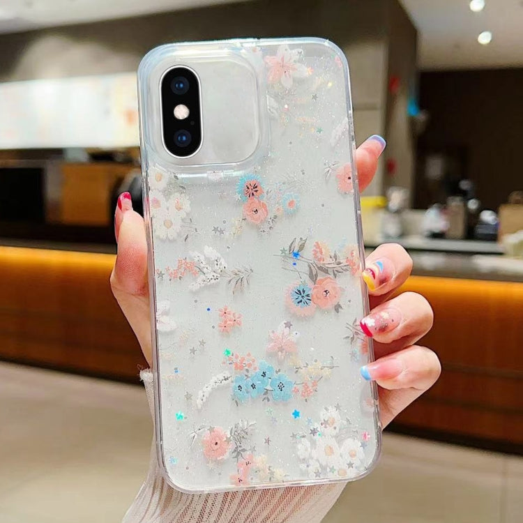 Custodia per cellulare in TPU epossidico floreale piccola e fresca, For iPhone 11, For iPhone 11 Pro, For iPhone XR, For iPhone XS Max