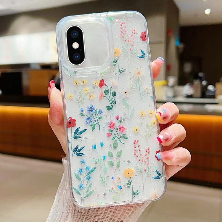 Custodia per cellulare in TPU epossidico floreale piccola e fresca, For iPhone 11, For iPhone 11 Pro, For iPhone XR, For iPhone XS Max