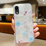 Custodia per cellulare in TPU epossidico floreale piccola e fresca, For iPhone 11, For iPhone 11 Pro, For iPhone XR, For iPhone XS Max