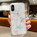 Custodia per cellulare in TPU epossidico floreale piccola e fresca, For iPhone 7 Plus / 8 Plus, For iPhone X / XS