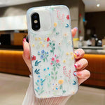 Custodia per cellulare in TPU epossidico floreale piccola e fresca, For iPhone 7 Plus / 8 Plus, For iPhone X / XS