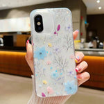 Custodia per cellulare in TPU epossidico floreale piccola e fresca, For iPhone 7 Plus / 8 Plus, For iPhone X / XS