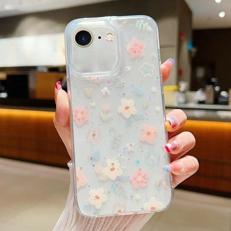 Custodia per cellulare in TPU epossidico floreale piccola e fresca, For iPhone 7 / 8 / SE 2022, For iPhone 13 Pro Max, For iPhone 13 Pro, For iPhone 13