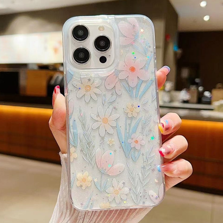 Custodia per cellulare in TPU epossidico floreale piccola e fresca, For iPhone 15 Pro Max, For iPhone 15 Pro, For iPhone 15 Plus, For iPhone 15