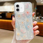 Custodia per cellulare in TPU epossidico floreale piccola e fresca, For iPhone 16 Pro Max, For iPhone 16 Pro, For iPhone 16 Plus, For iPhone 16