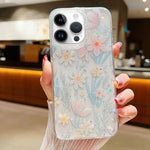 Custodia per cellulare in TPU epossidico floreale piccola e fresca, For iPhone 16 Pro Max, For iPhone 16 Pro, For iPhone 16 Plus, For iPhone 16
