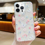 Custodia per cellulare in TPU epossidico floreale piccola e fresca, For iPhone 16 Pro Max, For iPhone 16 Pro, For iPhone 16 Plus, For iPhone 16