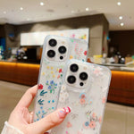 Custodia per cellulare in TPU epossidico floreale piccola e fresca, For iPhone 11, For iPhone 11 Pro, For iPhone XR, For iPhone XS Max