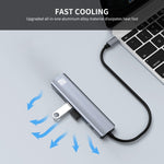 Adattatore docking station USB-C 7 in 1 con HDMI 4K