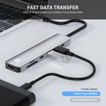 Adattatore docking station USB-C 7 in 1 con HDMI 4K