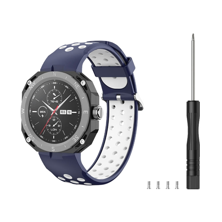 Cinturino traspirante bicolore, For Huawei Watch GT Cyber