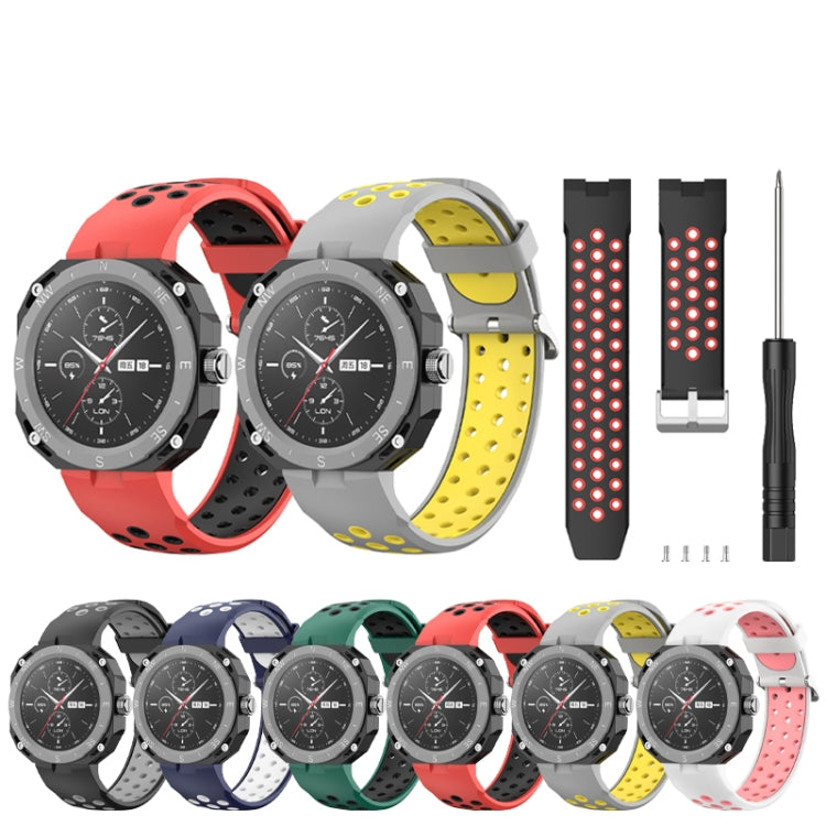 Cinturino traspirante bicolore, For Huawei Watch GT Cyber